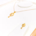 radiant-palatial-22k-gold-cz-pendant-set