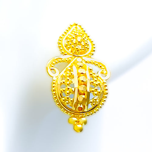 Evergreen Elevated 22k Gold Earrings 
