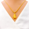 Decorative Divine Ganesh 22k Gold Pendant