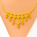 decorative-graduating-floral-22k-gold-necklace-set-1