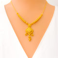 sophisticated-decorative-floral-22k-gold-necklace-set-4
