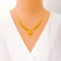 timeless-checkered-22k-gold-necklace-set-6