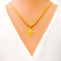 sophisticated-22k-gold-cross-pendant
