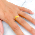 Modest Modern 21k Gold Ring 