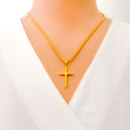 ornate-glowing-22k-gold-cross-pendant