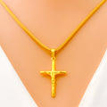 tasteful-shiny-22k-gold-cross-pendant