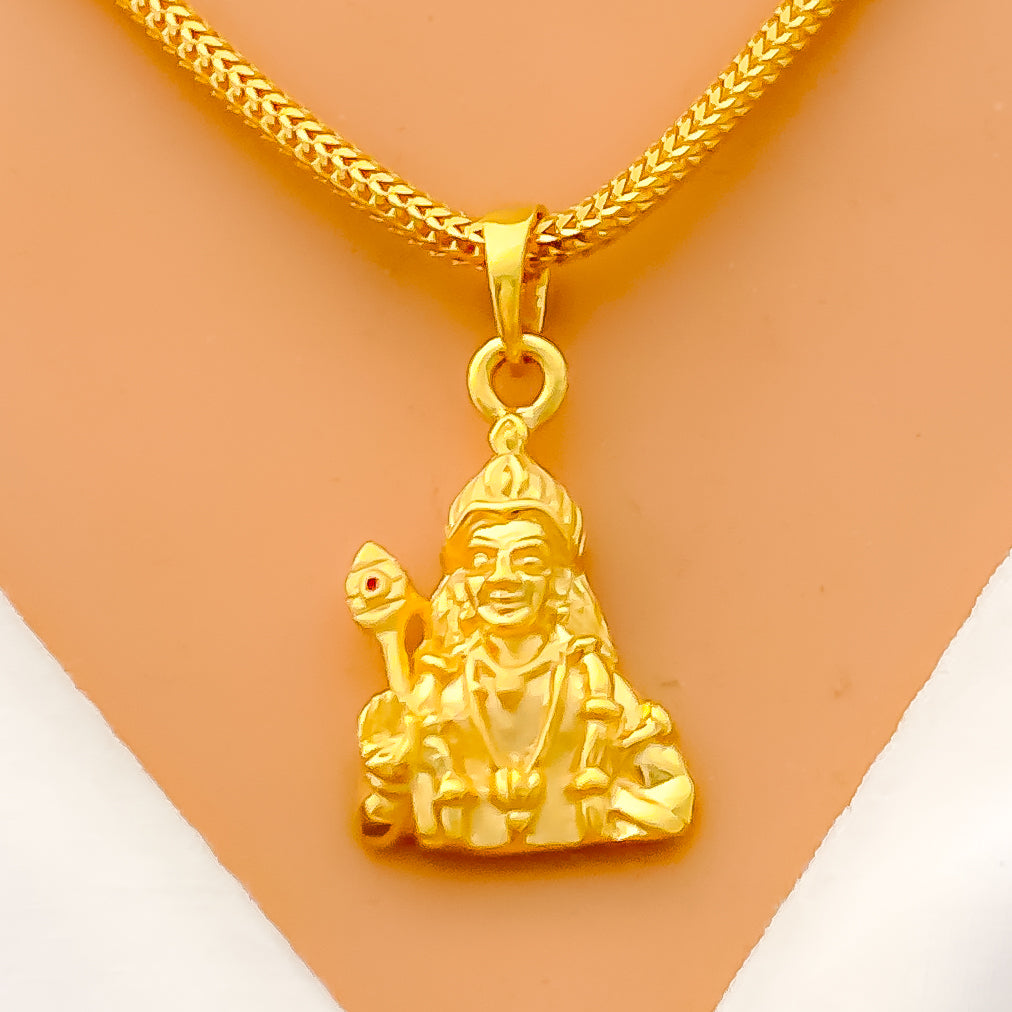 High Finish 22k Gold Lord Murugan Pendant – Andaaz Jewelers