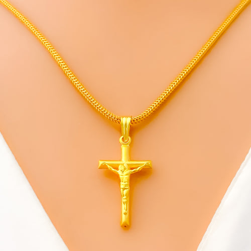 eternal-22k-gold-cross-pendant