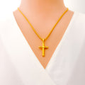 graceful-22k-gold-cross-pendant
