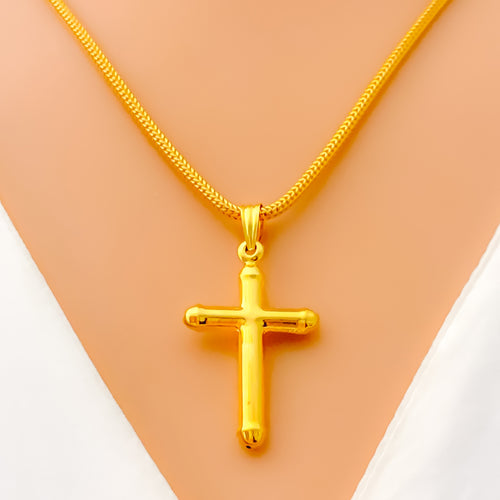 graceful-22k-gold-cross-pendant