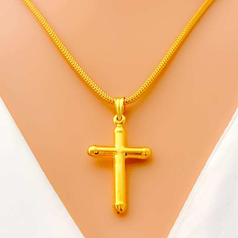 graceful-22k-gold-cross-pendant
