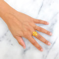 Golden Petite Classy 22K Gold Ring 