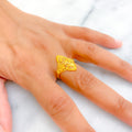 Golden Petite Classy 22K Gold Ring 