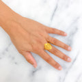Mesmerizing Ornamental 22K Gold Ring 