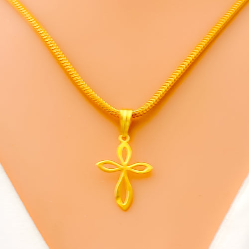 iridescent-22k-gold-cross-pendant
