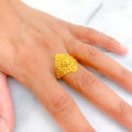 Mesmerizing Ornamental 22K Gold Ring 