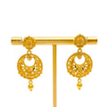 Ornate Impressive 22k Gold Hanging Earrings