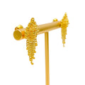 Dazzling Artistic 22k Gold Hanging Earrings