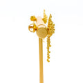 Dazzling Artistic 22k Gold Hanging Earrings