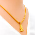 Stylish Bold 22k Gold Hanuman Pendant 