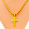 tasteful-dressy-22k-gold-cross-pendant