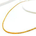 Classic Interlocked Disc 22K Gold Chain