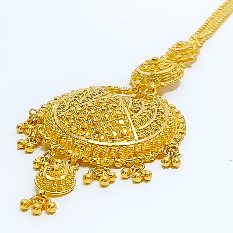 Imperial Traditional Checkered 22k Gold Tikka 