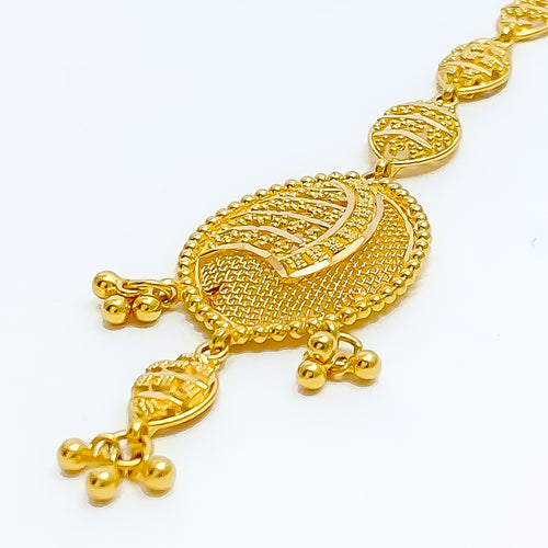 Iconic Netted Marquise 22k Gold Tikka 