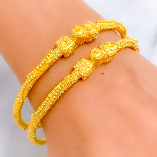 charm-alluring-22k-gold-pipe-bangles