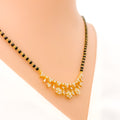 Versatile Hanging Flower Diamond + 18k Gold Mangal Sutra 