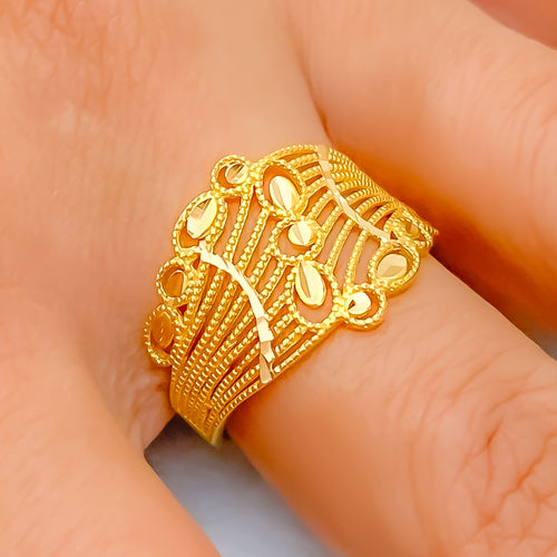 artistic-flowing-21k-gold-cz-ring