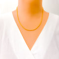 Fancy Eclectic Multi Bead 22K Gold Chain 