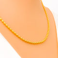 Fancy Eclectic Multi Bead 22K Gold Chain 