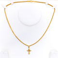 sophisticated-22k-gold-cross-pendant