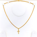 dynamic-22k-gold-cross-pendant