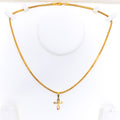 iridescent-22k-gold-cross-pendant