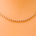 Exclusive Rose Gold Accented 22K Chain - 16"