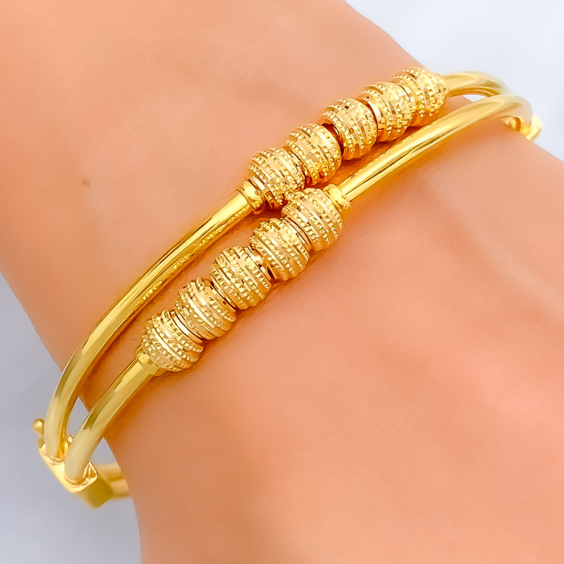 Classy Extravagant 22k Gold Bangle Bracelet
