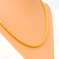 Alternating Two - Tone 22K Gold Chain - 16"