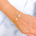 Glistening Bright 22k Gold Bangle Bracelet