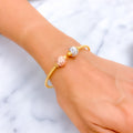 Glistening Bright 22k Gold Bangle Bracelet