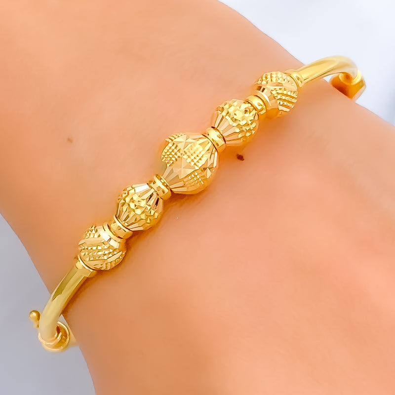 Timeless Traditional 22k Gold Bangle Bracelet