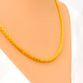 Medium Cable Ball 22k Gold Chain - 18"