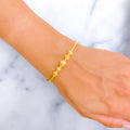 Mesmerizing Adorned 22k Gold Bangle Bracelet