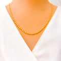 Evergreen Two-Tone Oval Bead Chain - 22"