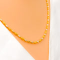 Evergreen Two-Tone Oval Bead Chain - 22"