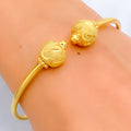 Rich Embellished 22k Gold Bangle Bracelet