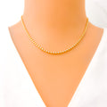 Dazzling Chic 22K Two-Tone Gold Chain - 18"