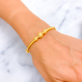 Radiant Graceful 22k Gold Bangle Bracelet 