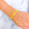 Captivating Golden Elegant 22k Gold Bangle Bracelet